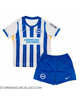 Brighton Maglia Gara Casa Repliche 2024-25 Bambino Maniche Corte